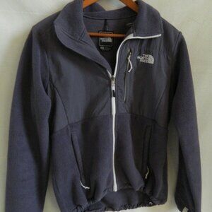 North Face Womens Gray Full Zipper Fleece Size M